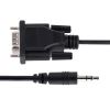 StarTech.com 9M351M-RS232-CABLE cable gender changer DB-9 3.5mm Black3