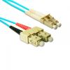 eNet Components SCLC-10G-15M-ENT fiber optic cable 590.6" (15 m) SC LC OM3 Aqua color1