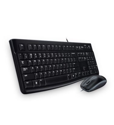 Logitech MK120 keyboard Mouse included USB Black1