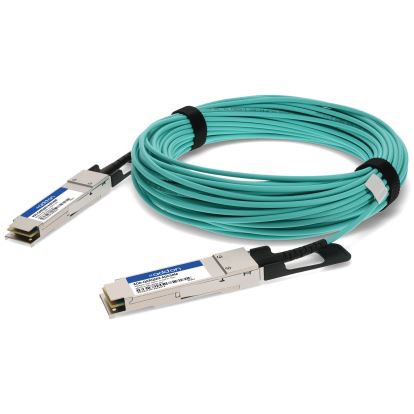 AddOn Networks ADD-QARQMX-AOC50M InfiniBand cable 1968.5" (50 m) QSFP+ Aqua color1