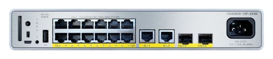 Cisco C9200CX-12P-2X2G-E network switch Managed Gigabit Ethernet (10/100/1000) Power over Ethernet (PoE)1