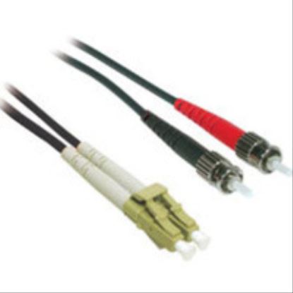 C2G 1m LC/ST Duplex 62.5/125 Multimode Fiber Patch Cable fiber optic cable 39.4" (1 m) Black1