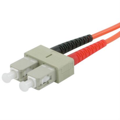 C2G 8m, ST/SC Plenum-Rated Duplex 62.5/125 fiber optic cable 315" (8 m) Orange1