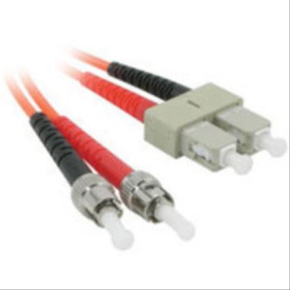 C2G 8m SC/ST LSZH Duplex 62.5/125 Multimode fiber optic cable 315" (8 m) Orange1