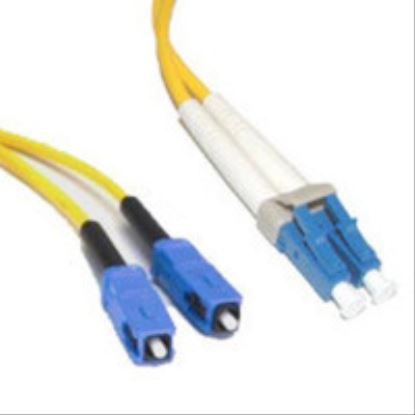 C2G 3m LC/SC LSZH Duplex 9/125 Single-Mode fiber optic cable 118.1" (3 m) Yellow1