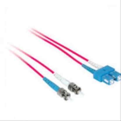 C2G 1m ST/SC Duplex 50/125 Multimode Fiber Patch Cable fiber optic cable 39.4" (1 m) Red1