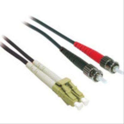 C2G 3m LC/ST Duplex 62.5/125 Multimode Fiber Patch Cable fiber optic cable 118.1" (3 m) Black1