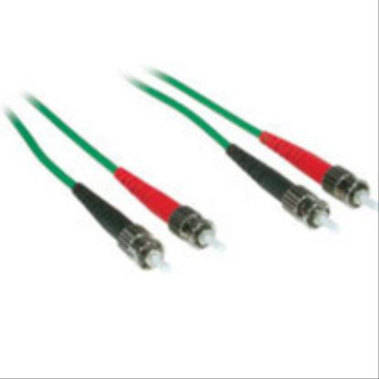 C2G 1m ST/ST Duplex 62.5/125 Multimode Fiber Patch Cable fiber optic cable 39.4" (1 m) Green1