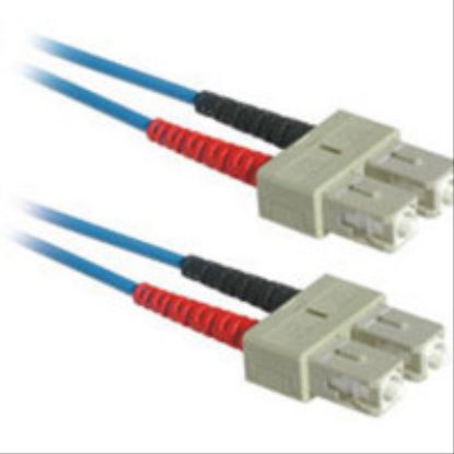 C2G 3m SC/SC Duplex 62.5/125 Multimode Fiber Patch Cable - Blue fiber optic cable 118.1" (3 m)1
