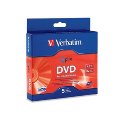 Verbatim DVD-R 4.7GB 8X Qflix™ Media 5pk Slim Case 5 pc(s)1