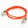 C2G 7m SC/SC Plenum-Rated Duplex 62.5/125 Multimode Fiber Patch Cable fiber optic cable 275.6" (7 m) Orange2