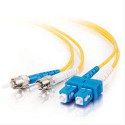 C2G 5M SC-ST TAA DUPLEX 9/125 SM FIBER fiber optic cable 196.9" (5 m) ST/BFOC OPGW Yellow1