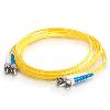 C2G 11245 fiber optic cable 393.7" (10 m) ST/BFOC Yellow2