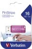 Verbatim Store 'n' Go PinStripe USB flash drive 16 GB USB Type-A 2.0 Pink5