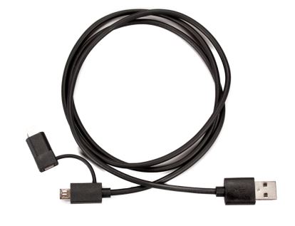 I/OMagic USB - Micro-USB/Lightning 0.97 m USB cable 38.2" (0.97 m) USB A Micro-USB B/Lightning Black1