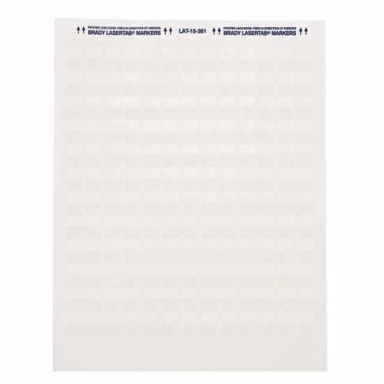 Brady LAT-17-361-2.5 printer label Transparent, White Self-adhesive printer label1