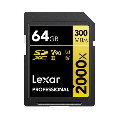 Lexar Professional 2000x 64 GB SDHC UHS-II Class 101