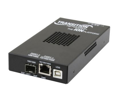 Transition Networks S2220-1014 network media converter 1000 Mbit/s 1310 nm Single-mode Black1