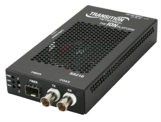 Transition Networks S6210-3014 network media converter 44.7 Mbit/s 1310 nm Single-mode Black1