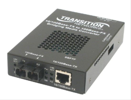 Transition Networks SBFTF1011-105 network media converter 100 Mbit/s 1300 nm Multi-mode Black1