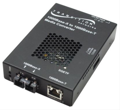 Transition Networks SGETF1013-110-NA network media converter 1000 Mbit/s 850 nm Multi-mode Black1