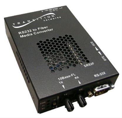 Transition Networks SRS2F3111-100 serial converter/repeater/isolator RS-232 Fiber (ST)1