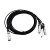 Axiom XXV4DACBL3M-AX fiber optic cable 118.1" (3 m) QSFP28 4x SFP28 DAC Black, Silver1