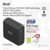 CLUB3D Travel Charger 100 Watt GAN technology, USB-IF TID certified, Single port USB Type-C, Power Delivery(PD) 3.0 Support4