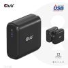 CLUB3D Travel Charger 100 Watt GAN technology, USB-IF TID certified, Single port USB Type-C, Power Delivery(PD) 3.0 Support10