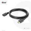 CLUB3D Ultra High Speed HDMI Extension Cable 4K120Hz 8K60Hz 48Gbps M/F 1 m / 3.28 ft 30AWG6