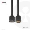 CLUB3D Ultra High Speed HDMI Extension Cable 4K120Hz 8K60Hz 48Gbps M/F 1 m / 3.28 ft 30AWG7