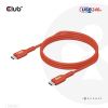 CLUB3D USB2 Type-C Bi-Directional USB-IF Certified Cable Data 480Mb, PD 240W(48V/5A) EPR M/M 4m / 13.13ft11