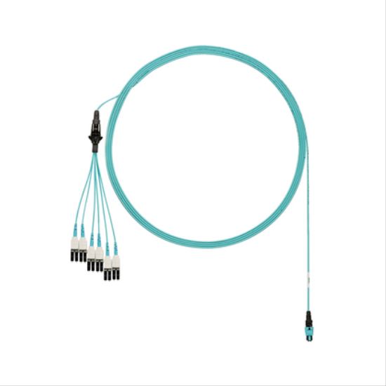 Panduit FZTRP8NUJSNF100 fiber optic cable 1200.8" (30.5 m) PanMPO OFNP OM4 Aqua color1