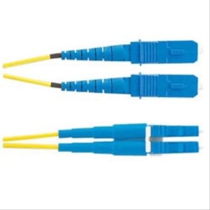 Panduit F92ERLNSNSNM5.5 fiber optic cable 216.5" (5.5 m) 2x SC 2x LC OFNR OS1/OS2 Yellow1