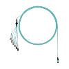 Panduit FZTRP8NUFSNF075 fiber optic cable 900" (22.9 m) PanMPO LC OFNP OM4 Aqua color1