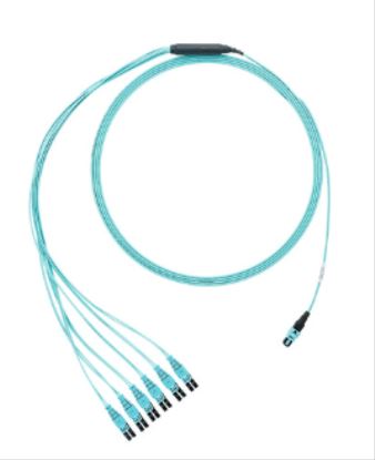 Panduit FZ8RL8NQSVNM4.5 fiber optic cable 177.2" (4.5 m) PanMPO LC OM4 Aqua color1