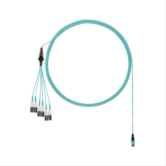 Panduit FZTRP8NUHSNF054 fiber optic cable 648" (16.5 m) PanMPO LC OFNP OM4 Aqua color1