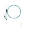 Panduit FXTRL8NUGSNM029 fiber optic cable 1141.7" (29 m) PanMPO 12x LC OM3 Aqua color1