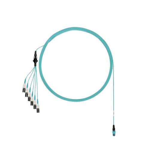 Panduit FXTRL8NUGSNM029 fiber optic cable 1141.7" (29 m) PanMPO 12x LC OM3 Aqua color1