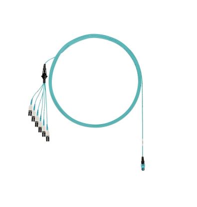 Panduit FXTRL8NUGSNM028 fiber optic cable 1102.4" (28 m) PanMPO 12x LC OM3 Aqua color1