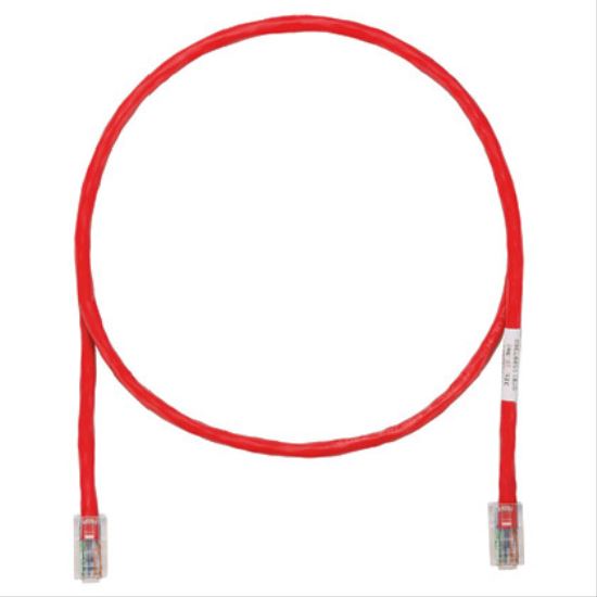 Panduit Cat5e UTP 10ft networking cable Red 120.1" (3.05 m) U/UTP (UTP)1