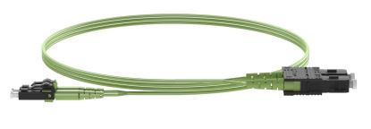 Panduit FW2ERLNSNSNM024 fiber optic cable 944.9" (24 m) LC SC OFNR OM5 Lime, Green1