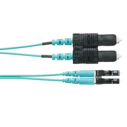 Panduit FX2ERLNSNSNM2.5 fiber optic cable 98.4" (2.5 m) LC SC OFNR OM3 Aqua color1