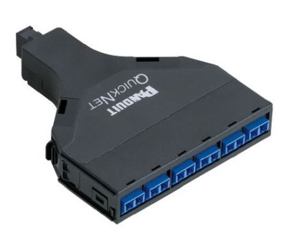 Panduit FQ9N-06-03AS fiber optic adapter SC/MPO Black, Blue1