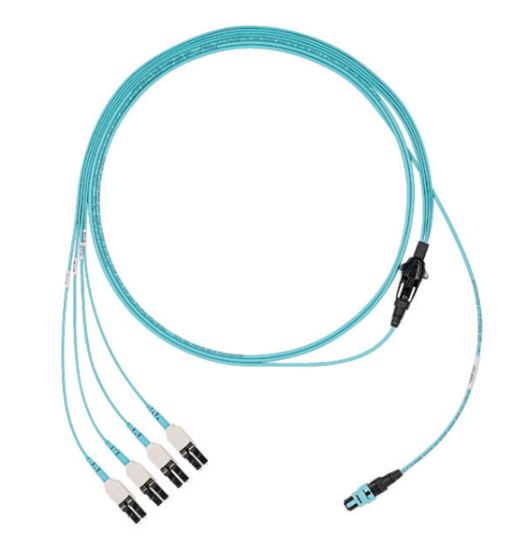 Panduit FX8RL7NUSQNM028 fiber optic cable 1102.4" (28 m) PanMPO LC OM3 Aqua color1