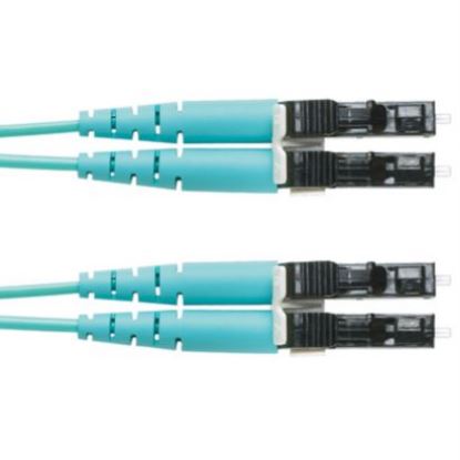 Panduit FZ2ELLNLNSNM008 fiber optic cable 96.1" (2.44 m) LC OM4 Aqua color1