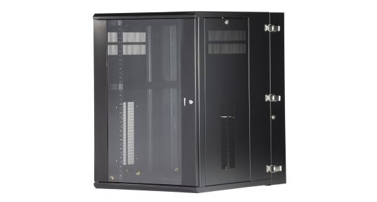 Panduit PZWMC1830W rack cabinet 18U Wall mounted rack Black1