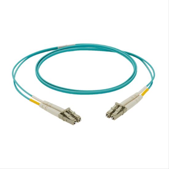 Panduit NKFPX2ERLLSM007 fiber optic cable 275.6" (7 m) LC OFNR OM3 Aqua color1