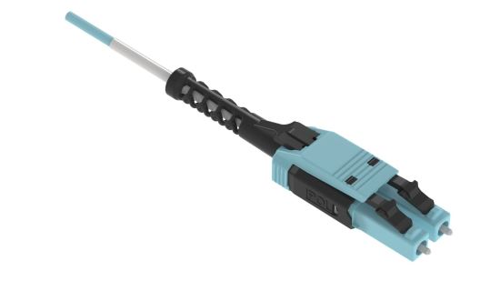 Panduit FZ2RPU1U1ONF017 fiber optic cable 203.9" (5.18 m) LC/UPC OFNP OM4 Aqua color1