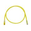 Panduit Cat6A U/UTP RJ-45 networking cable Yellow 118.1" (3 m) U/UTP (UTP)1